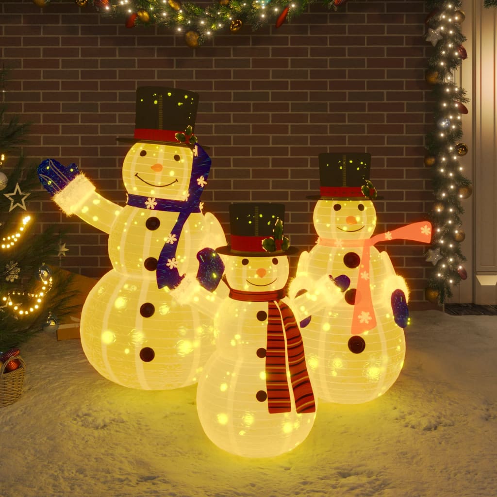 LED-Weihnachtsmann Familie Weihnachtsfigur Luxus-Gewebe kaufen