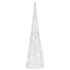 Akrylový dekorativní světelný LED kužel studený bílý 90 cm - obrázek 4