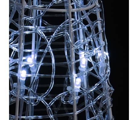 vidaXL Dekorativ LED-lyskjegle akryl kaldhvitt 120 cm