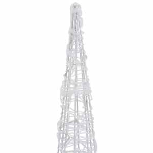 Akrylový dekorativní světelný LED kužel barevný 120 cm - obrázek 5