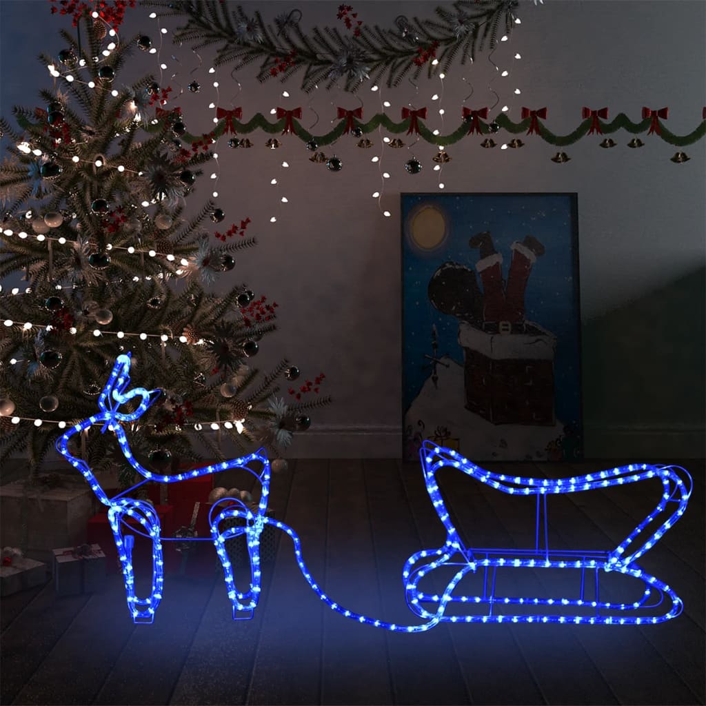 rensdyr og kane udendørs juledekoration 252 LED’er