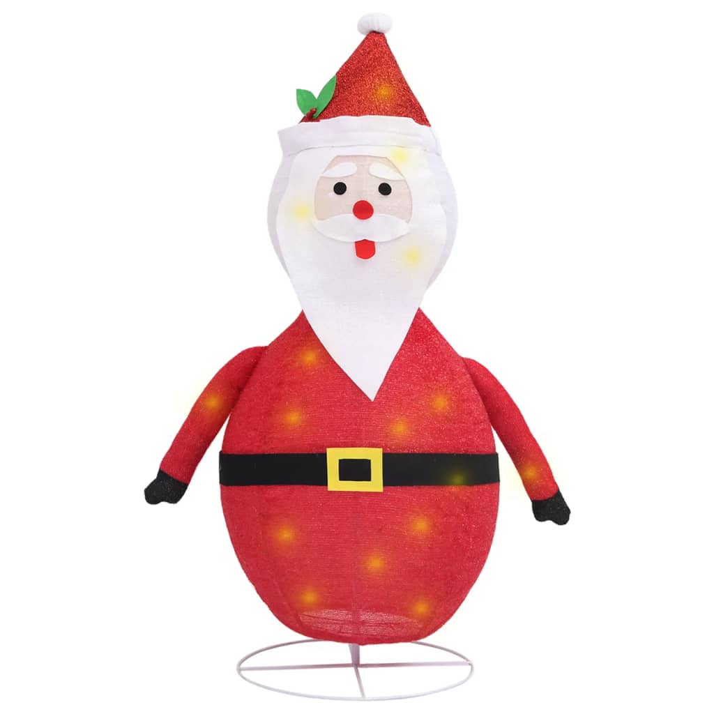  Vianočná ozdoba figúrka Santa Claus LED luxusná látka 90 cm