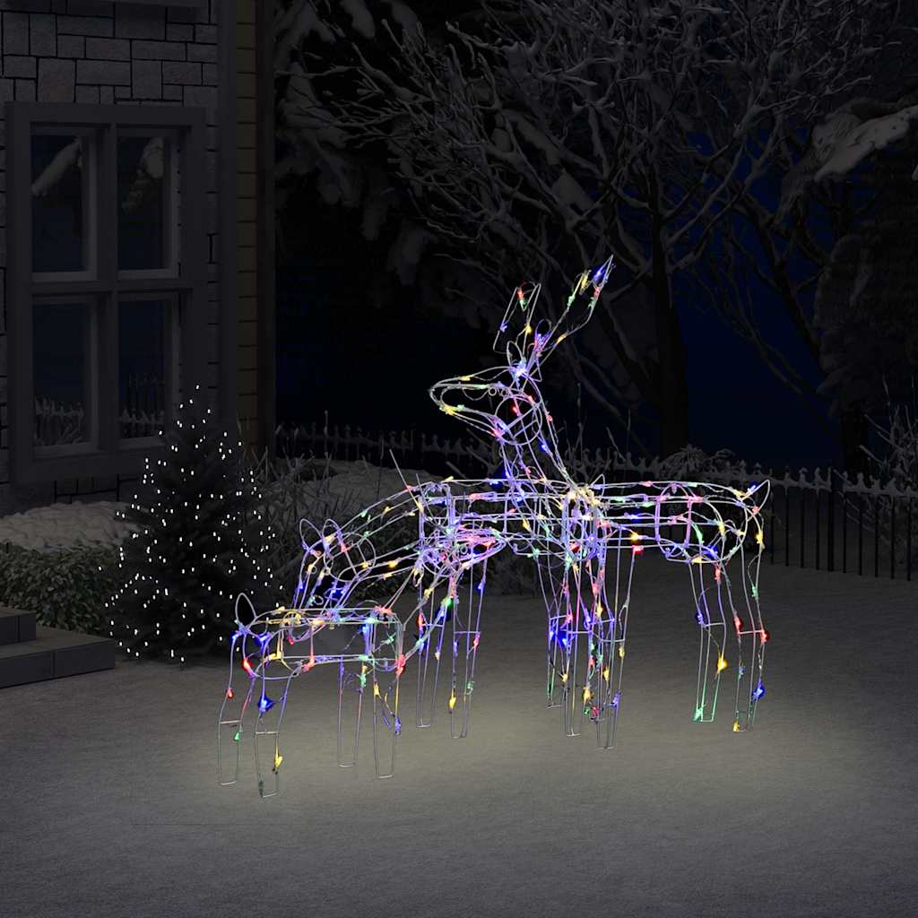 vidaXL Julbelysning med renar 3 delar 229 LED
