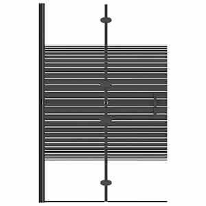 Skládací sprchový kout ESG 80 x 140 cm černý - obrázek 3