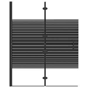 Skládací sprchový kout ESG 100 x 140 cm černý - obrázek 3