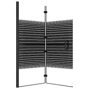 Skládací sprchový kout ESG 120 x 140 cm černý - obrázek 4