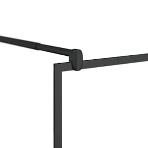 Zástěna do průchozí sprchy čiré ESG sklo 80 x 195 cm černá - obrázek 5