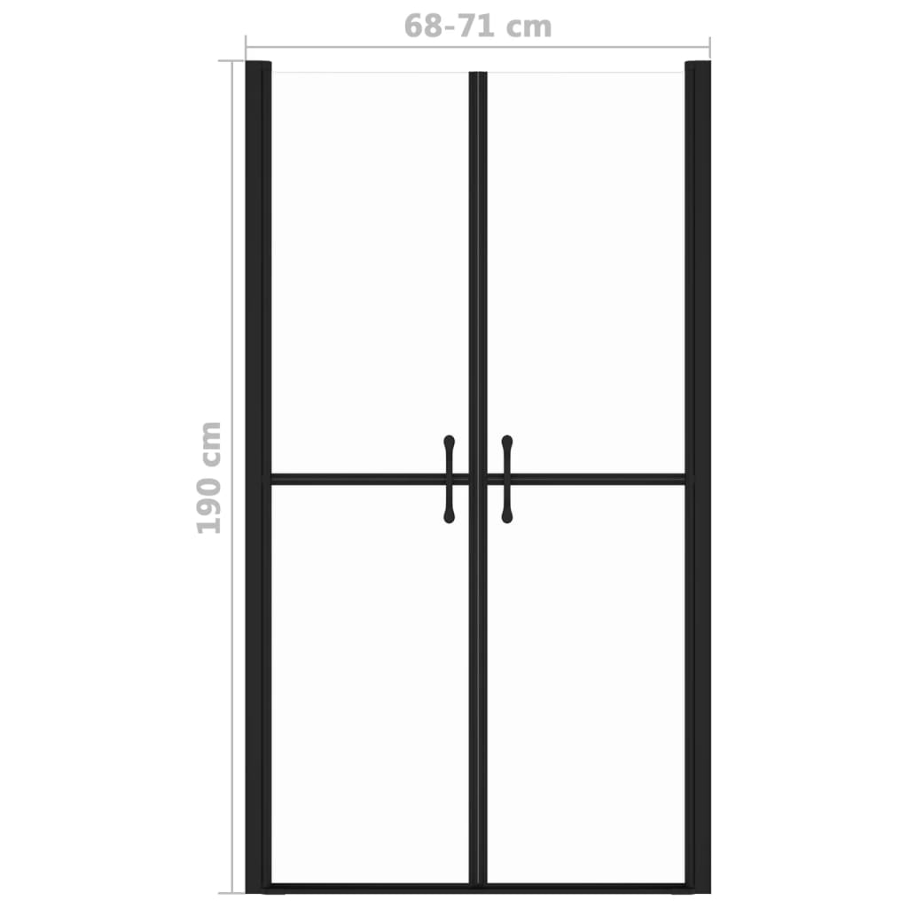  Sprchové dvere priehľadné ESG (68-71)x190 cm