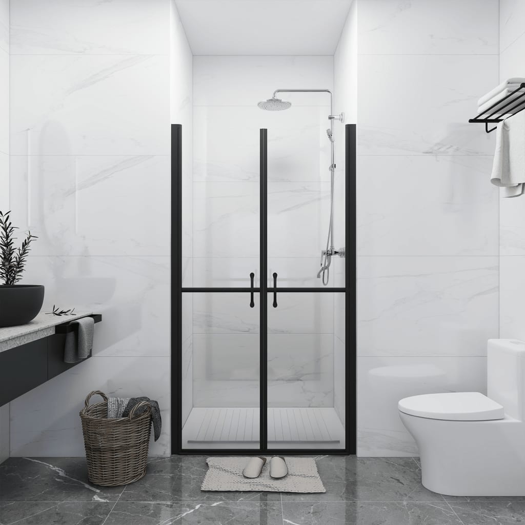 vidaXL Ușă cabină de duș, transparent, (88-91)x190 cm, ESG vidaXL