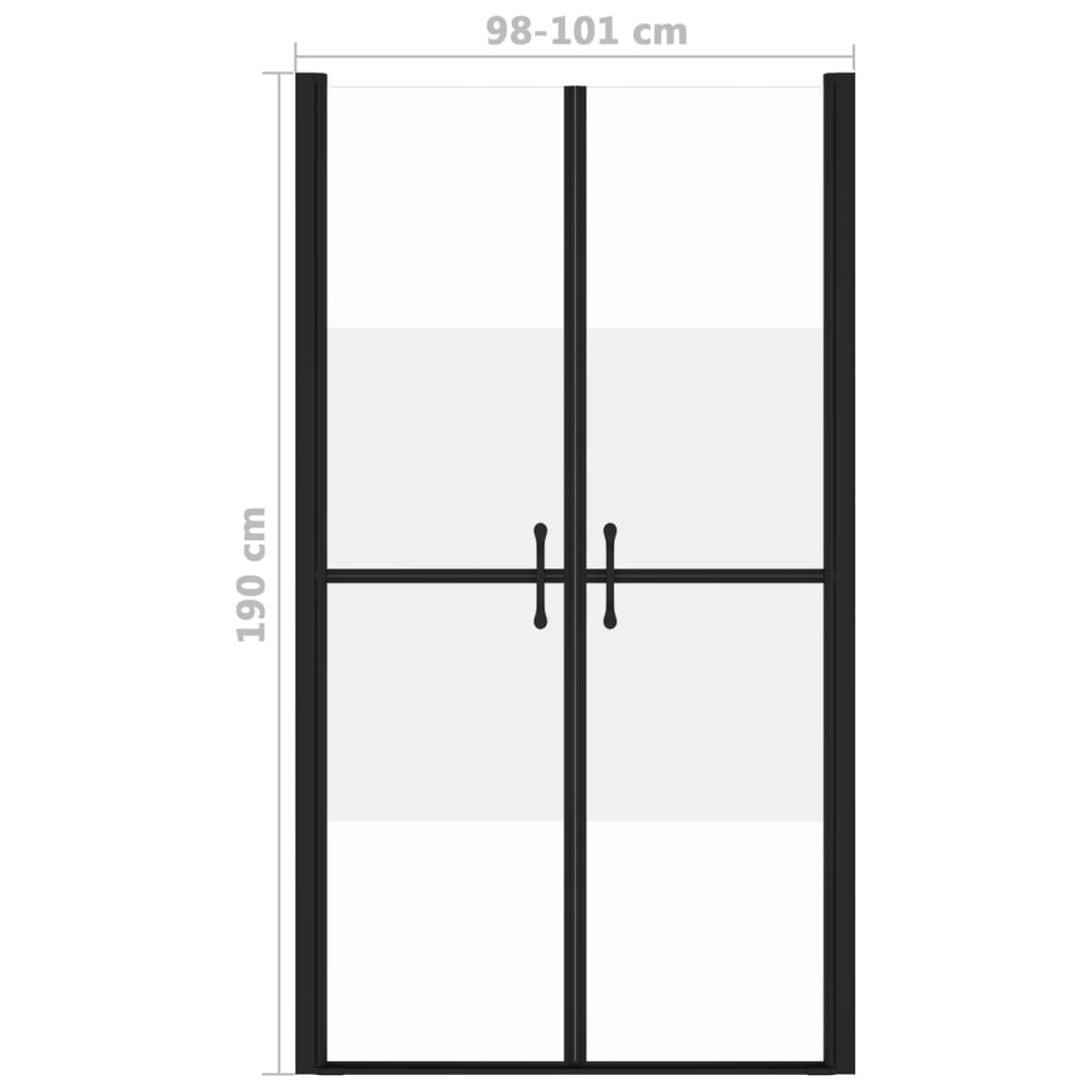  Sprchové dvere polo-mliečne ESG (98-101)x190 cm