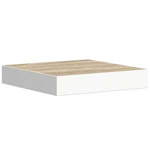 vidaXL seinariiul, tamm ja valge, 23 x 23,5 x 3,8 cm MDF