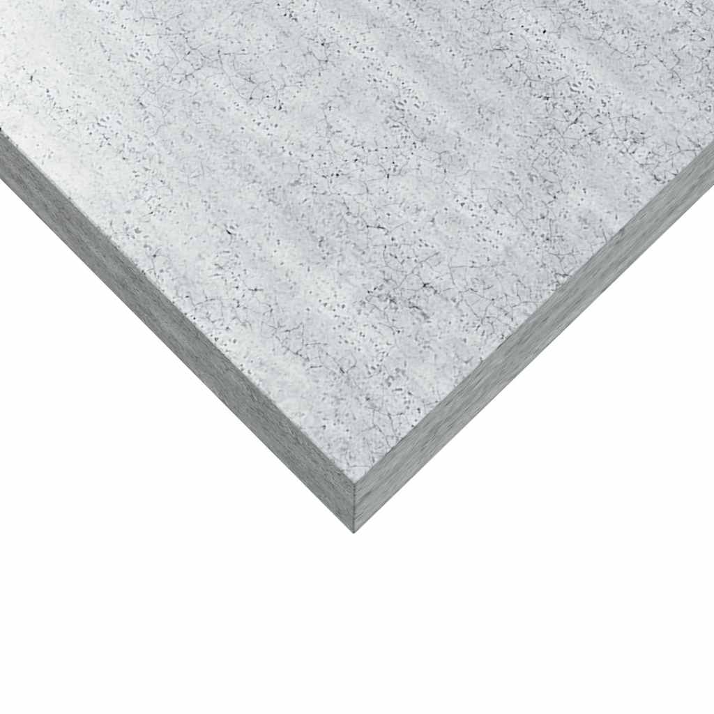 vidaXL Wandschappen 2 st zwevend 40x23x3,8 cm MDF betongrijs