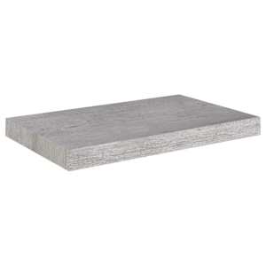 Plovoucí nástěnná police betonově šedá 50 x 23 x 3,8 cm MDF - obrázek 2