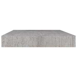 Plovoucí nástěnná police betonově šedá 50 x 23 x 3,8 cm MDF - obrázek 5