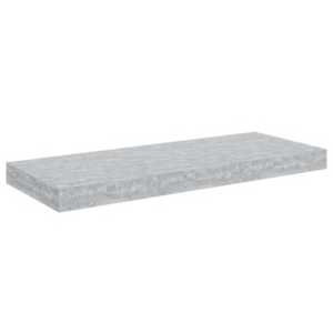 Plovoucí nástěnná police betonově šedá 60 x 23,5 x 3,8 cm MDF - obrázek 2