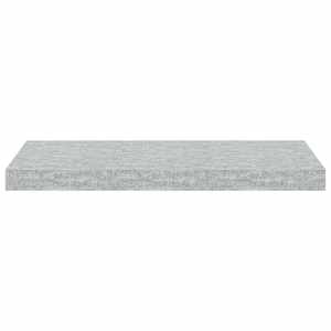 Plovoucí nástěnná police betonově šedá 60 x 23,5 x 3,8 cm MDF - obrázek 6