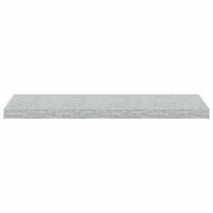 Plovoucí nástěnná police betonově šedá 80 x 23,5 x 3,8 cm MDF - obrázek 6