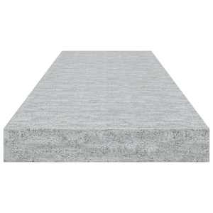 Plovoucí nástěnná police betonově šedá 80 x 23,5 x 3,8 cm MDF - obrázek 7