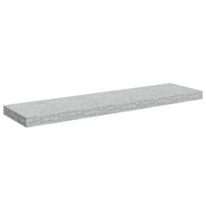 Plovoucí nástěnná police betonově šedá 90 x 23,5 x 3,8 cm MDF - obrázek 2