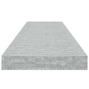 Plovoucí nástěnná police betonově šedá 90 x 23,5 x 3,8 cm MDF - obrázek 7