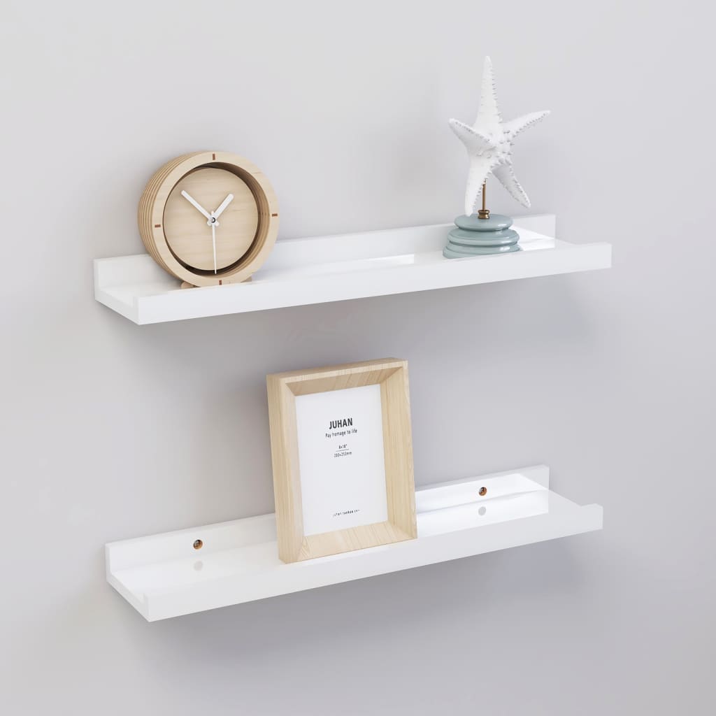 Wall Shelf Floating Shelf Wall Mounted Display Shelf for Photo Frame vidaXL