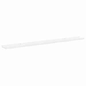 Nástěnné police 2 ks bílé s vysokým leskem 115 x 9 x 3 cm - obrázek 7
