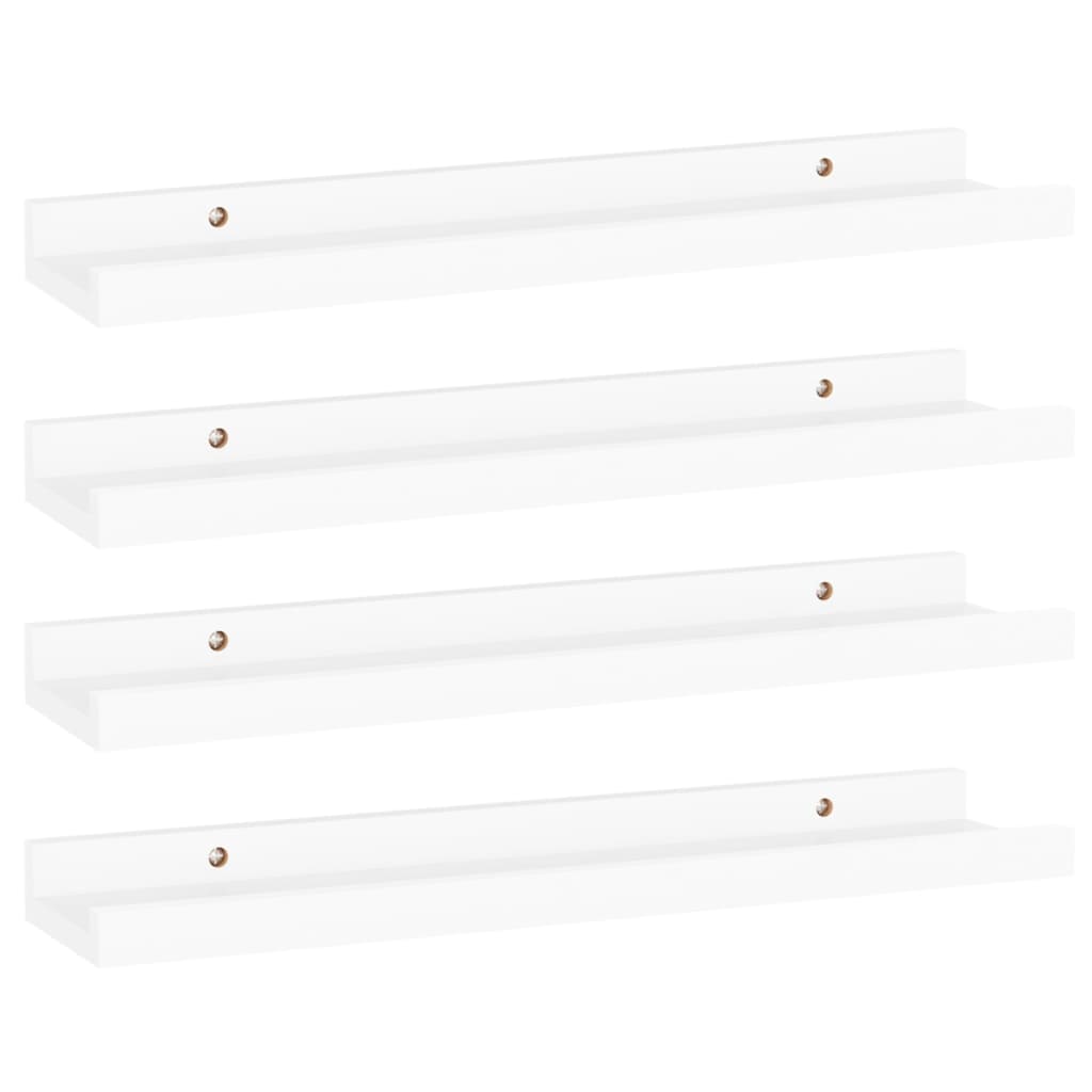 

vidaXL Wall Shelves 4 pcs White 15.7"x3.5"x1.2"