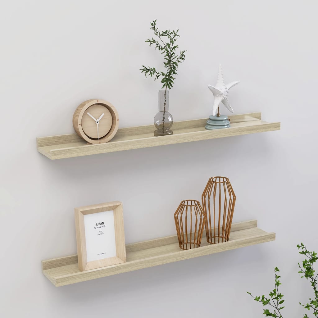 Wall Shelf Floating Shelf Wall Mounted Display Shelf for Photo Frame vidaXL