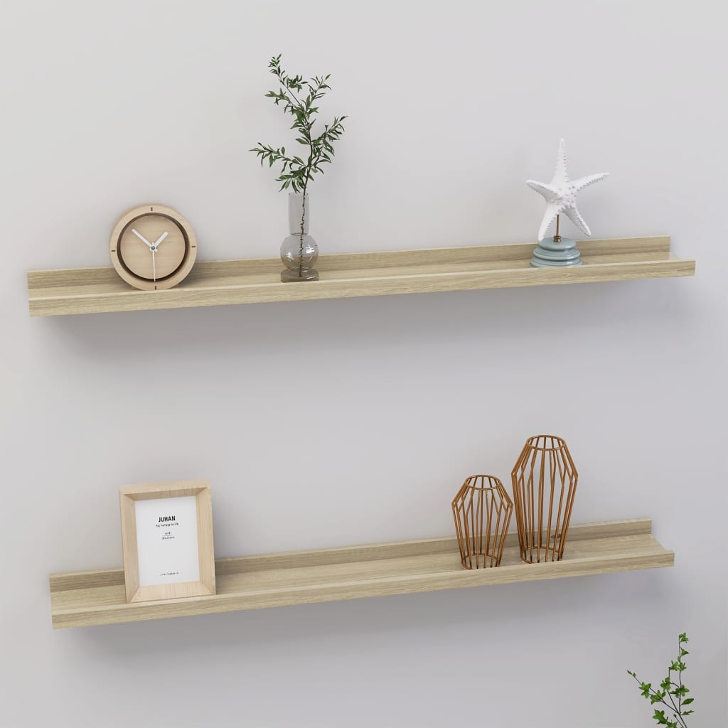 Wall Shelf Floating Shelf Wall Mounted Display Shelf for Photo Frame vidaXL