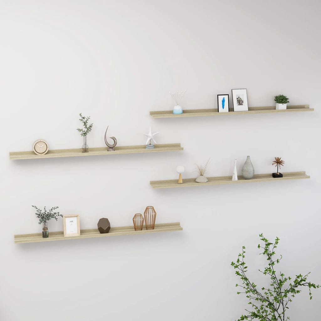 Wall Shelf Floating Shelf Wall Mounted Display Shelf for Photo Frame vidaXL