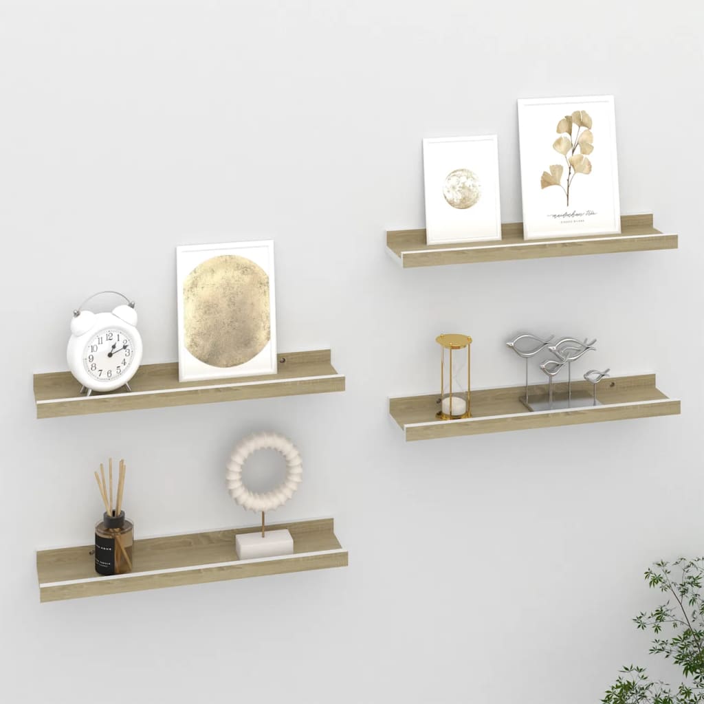 Wall Shelf Floating Shelf Wall Mounted Display Shelf for Photo Frame vidaXL