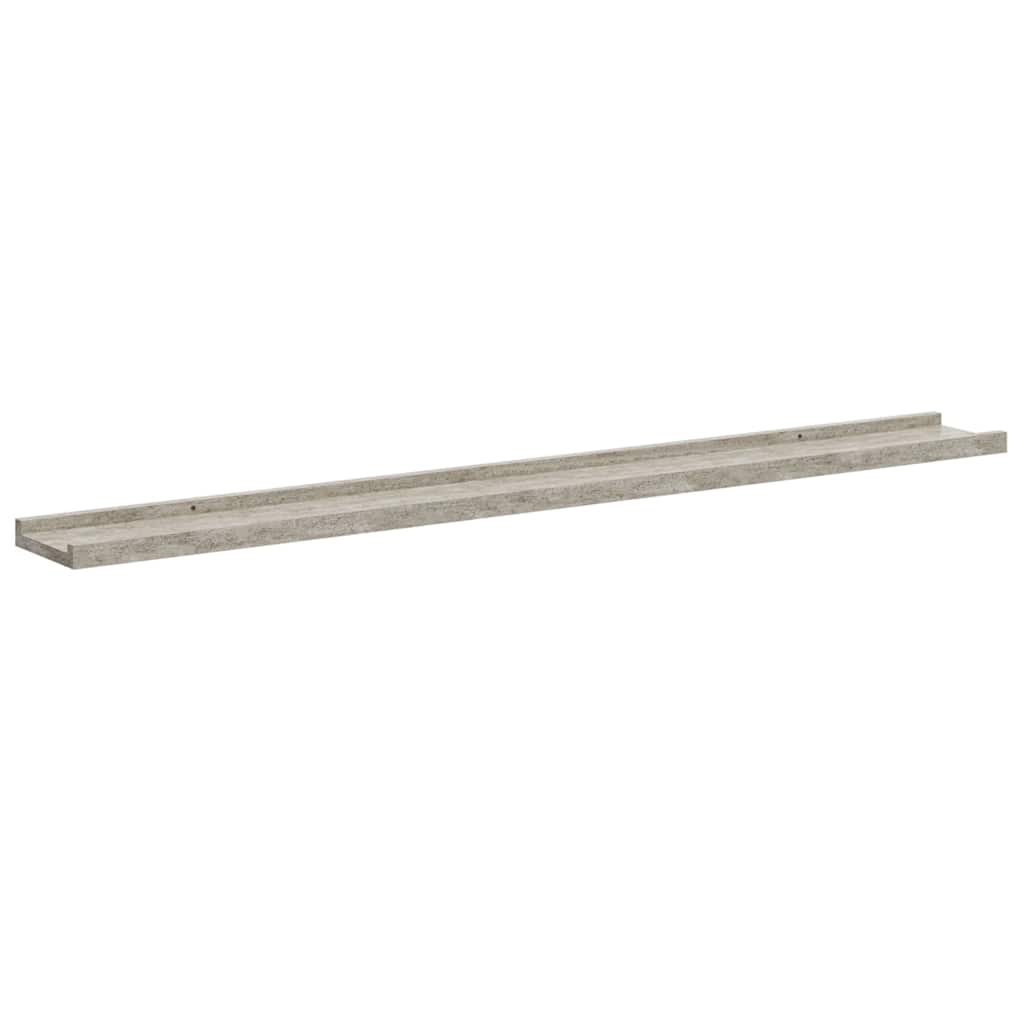 vidaXL Wandschappen 4 st 100x9x3 cm betongrijs grijs, foto 4