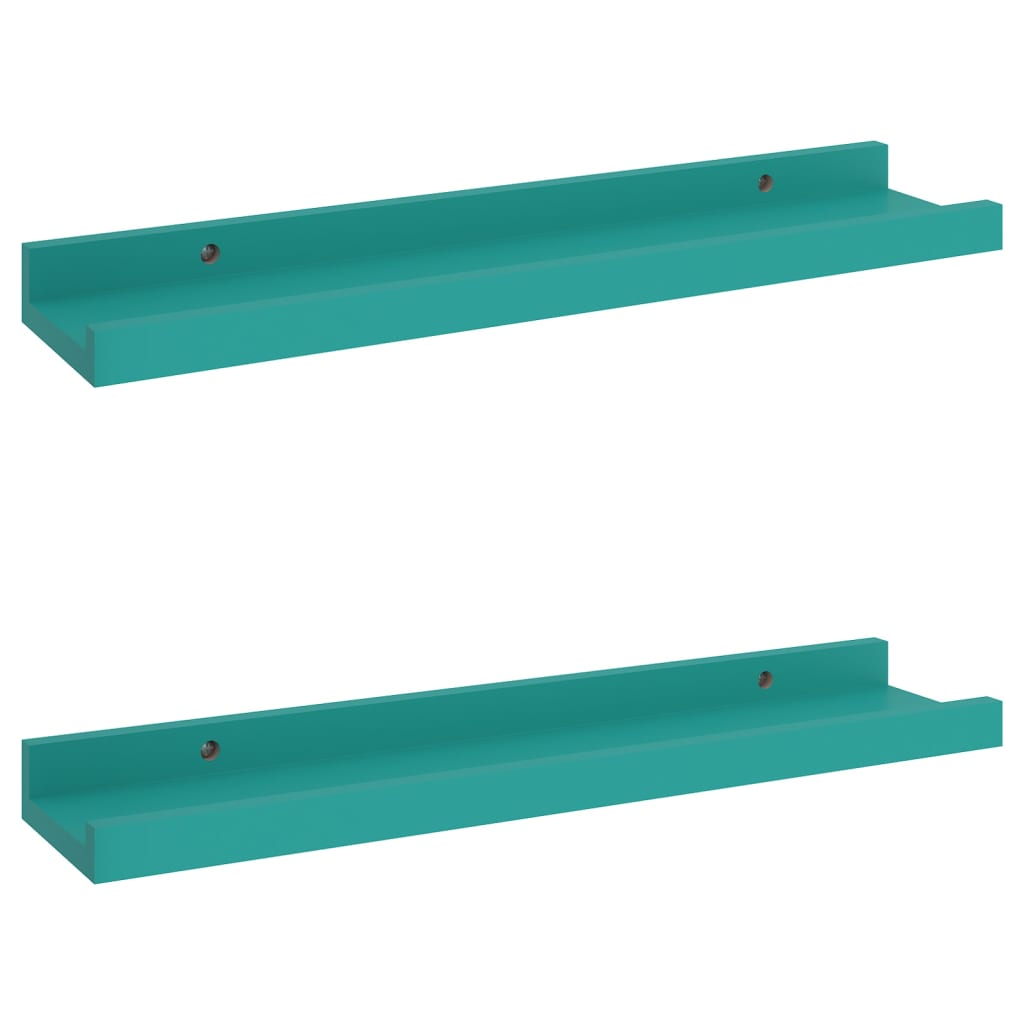 Wall Shelves 2 Pcs Blue 40x9x3 Cm VidaXL 13 width=274