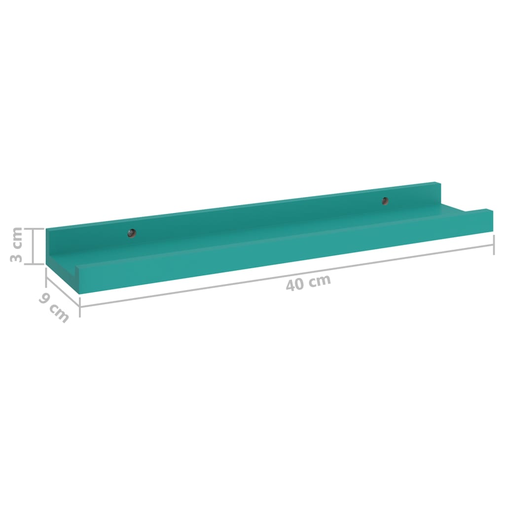 Wall Shelves 2 Pcs Blue 40x9x3 Cm VidaXL 19 width=274
