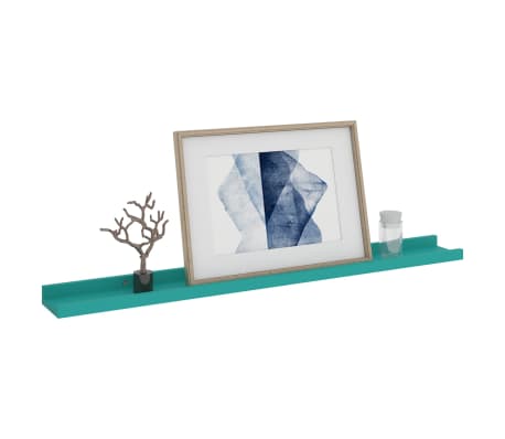 vidaXL Ράφια Τοίχου 4 τεμ. Μπλε 80 x 9 x 3 εκ.