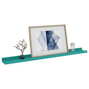 vidaXL Ράφια Τοίχου 4 τεμ. Μπλε 80 x 9 x 3 εκ.