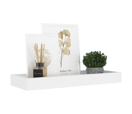 vidaXL Étagères murales Loggia 4 pcs Blanc 40x15x4 cm MDF