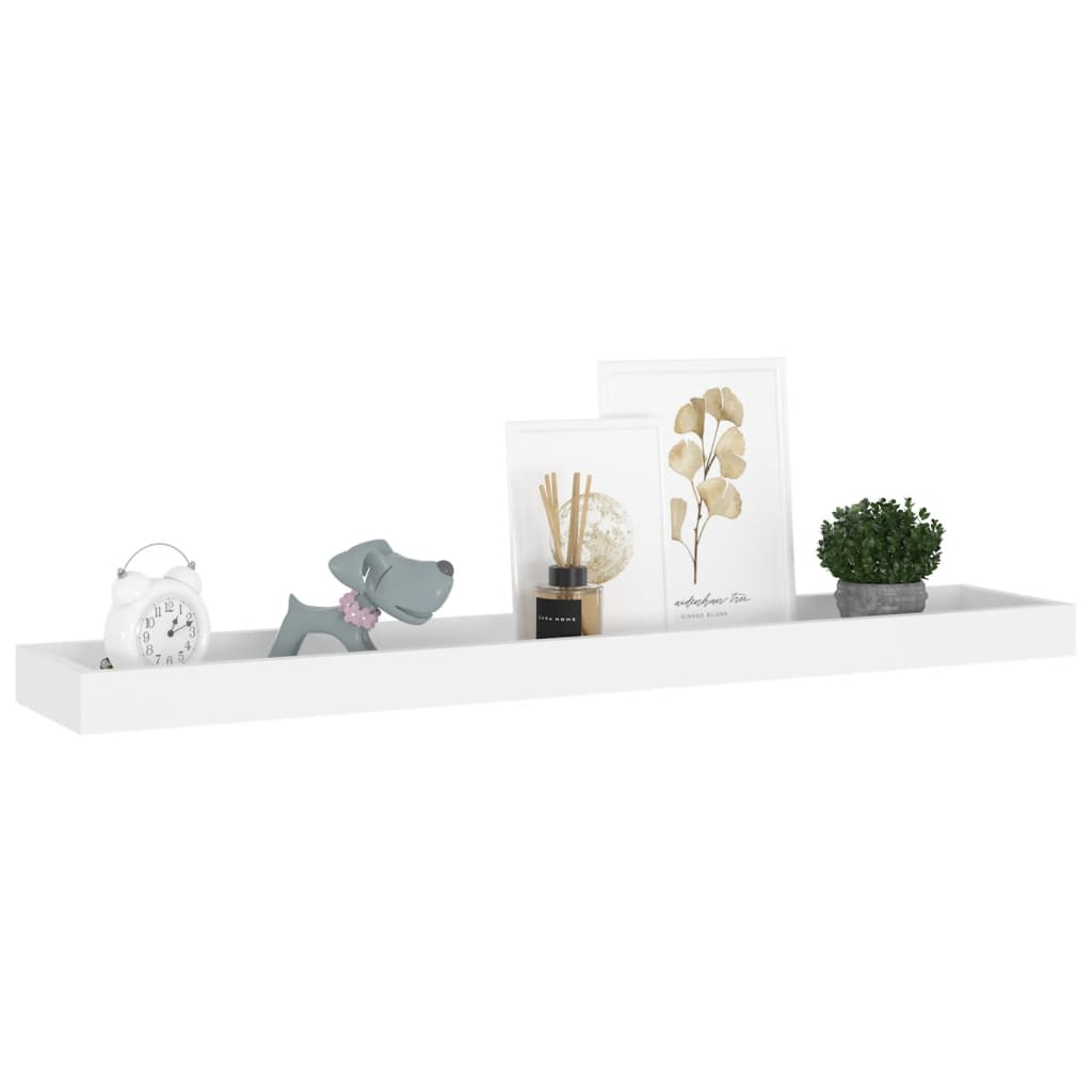 

vidaXL Wandschappen 4 st Loggia 80x15x4 cm MDF eikenkleurig en wit