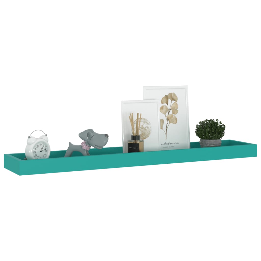 

vidaXL Wandschappen 4 st Loggia 80x15x4 cm MDF blauw