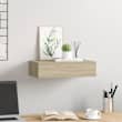 Wandschap met lade 40x23,5x10 cm MDF eikenkleurig kopen