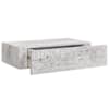 vidaXL sahtliga seinariiul, betoonhall 40 x 23,5 x 10 cm MDF