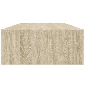 Nástěnná police se zásuvkou dub 60 x 23,5 x 10 cm MDF - obrázek 7