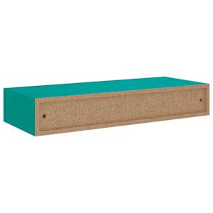Nástěnné police se zásuvkou 2 ks modré 60 x 23,5 x 10 cm MDF - obrázek 7