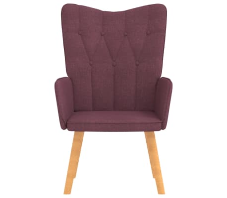 vidaXL Sill&oacute;n de relax de tela morado