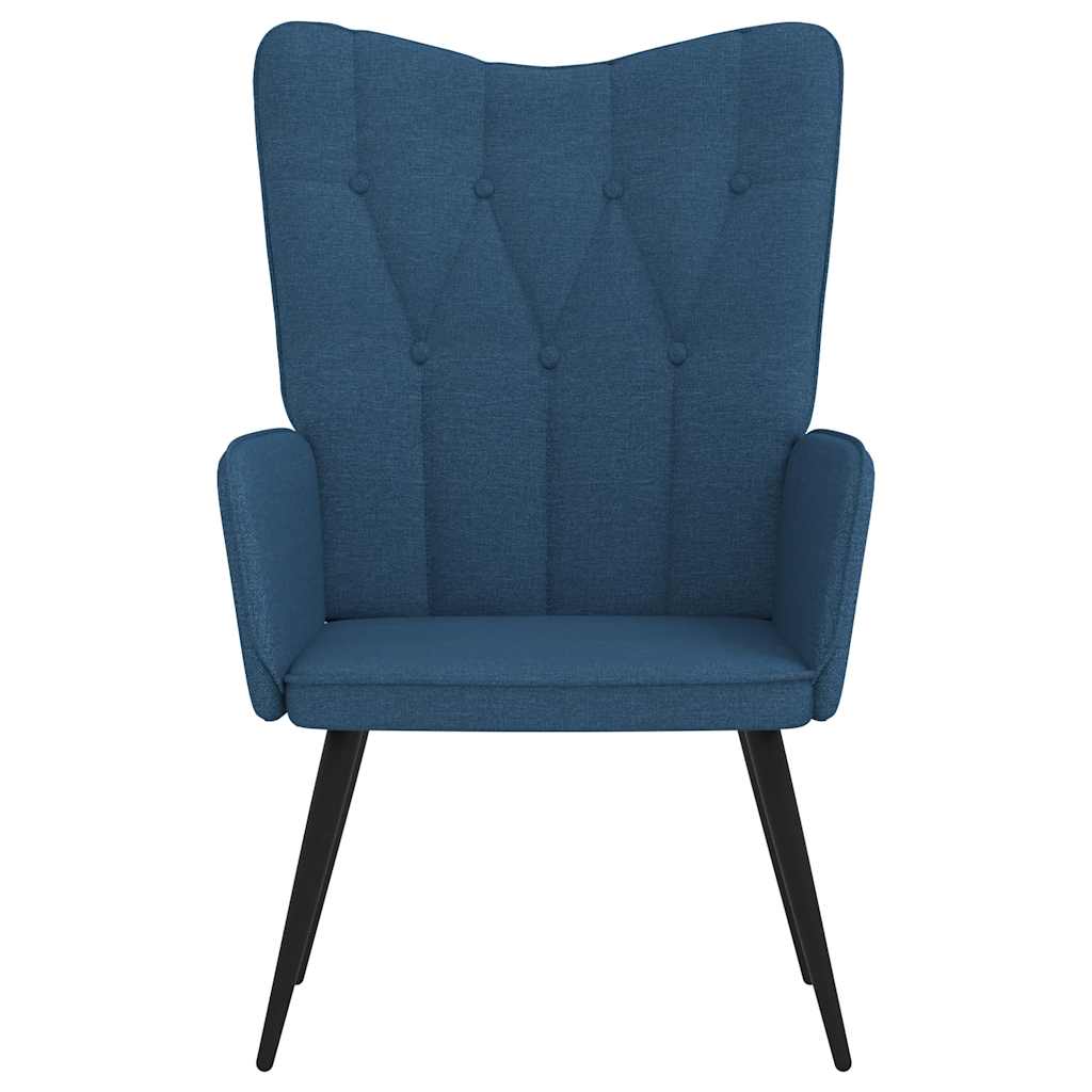 

vidaXL Relaxstoel stof blauw