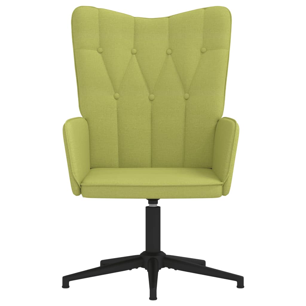 vidaXL Chaise de relaxation Vert Tissu