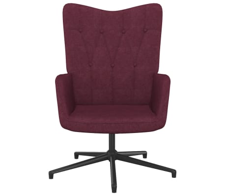 vidaXL Релаксиращ стол, лилав, плат
