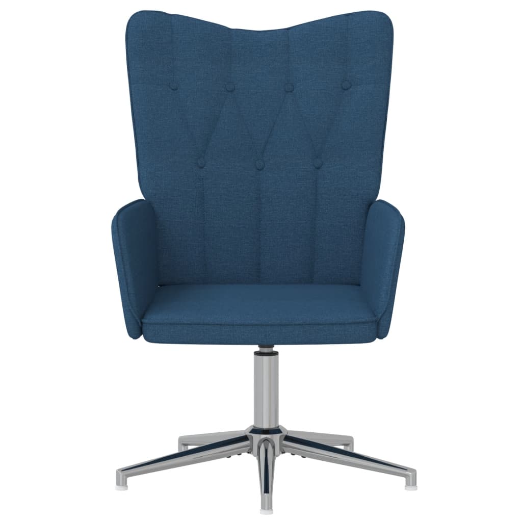 

vidaXL Relaxstoel stof blauw