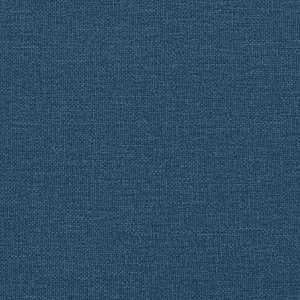 Houpací křeslo se stoličkou modré textil - obrázek 10