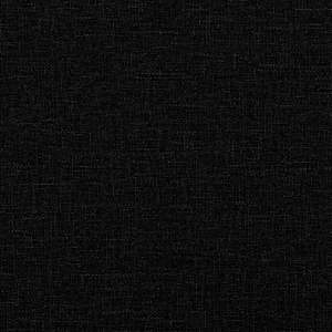 Houpací křeslo se stoličkou černé textil - obrázek 10